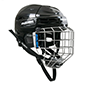Bauer IMS 5.0 casque combo (incl. griglia) nero