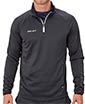 Bauer Fleece 1/4 Zip Top Vapor giovent Black