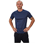 Bauer Team Tech Tee Vapor Blu Navy Senior