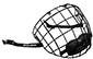 Bauer Contour 2 Griglia Facemask nero