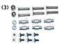 Axis for pattinis / Screws Set of 8 incl. Spacer
