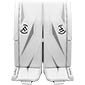 Warrior Alpha Surge gambali da portiere Senior bianco